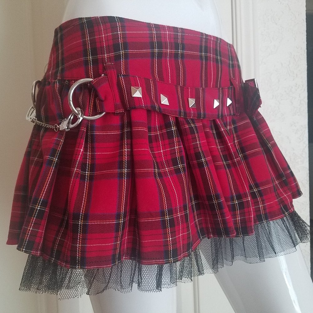 Plaid Mini Skirt